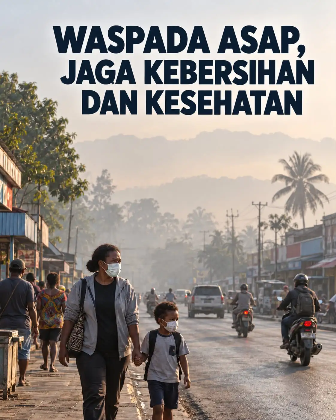 ASAP TERLIHAT DAN TERCIUM DI MIMIKA, DISTRIK MIRU KELUARKAN IMBAUAN KEWASPADAAN